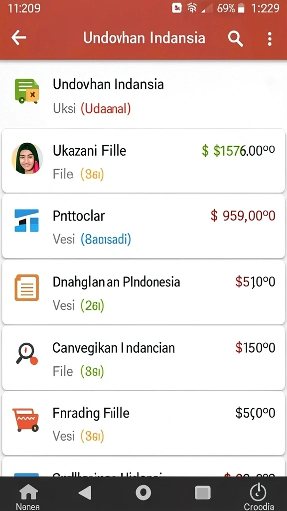 567tv - Tampilan antarmuka yang sederhana dan mudah dinavigasi.