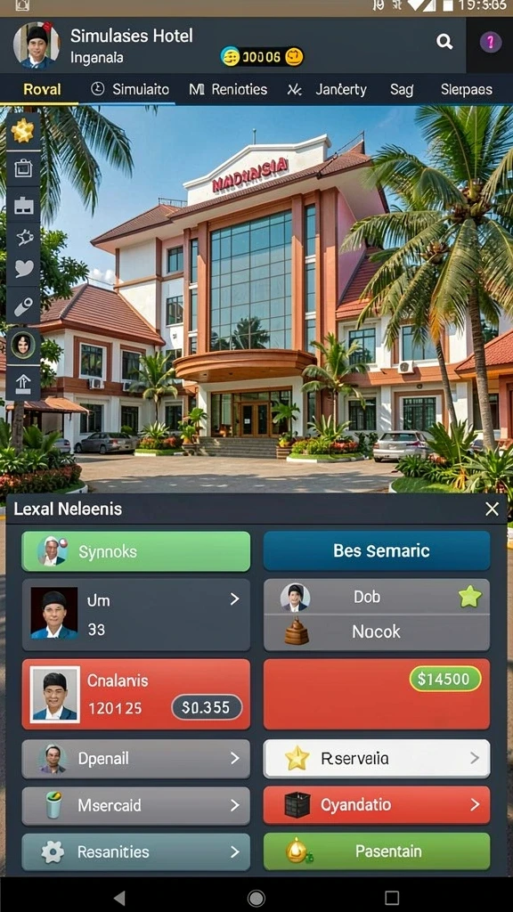 62vip - Tampilan antarmuka yang intuitif dan menarik.
