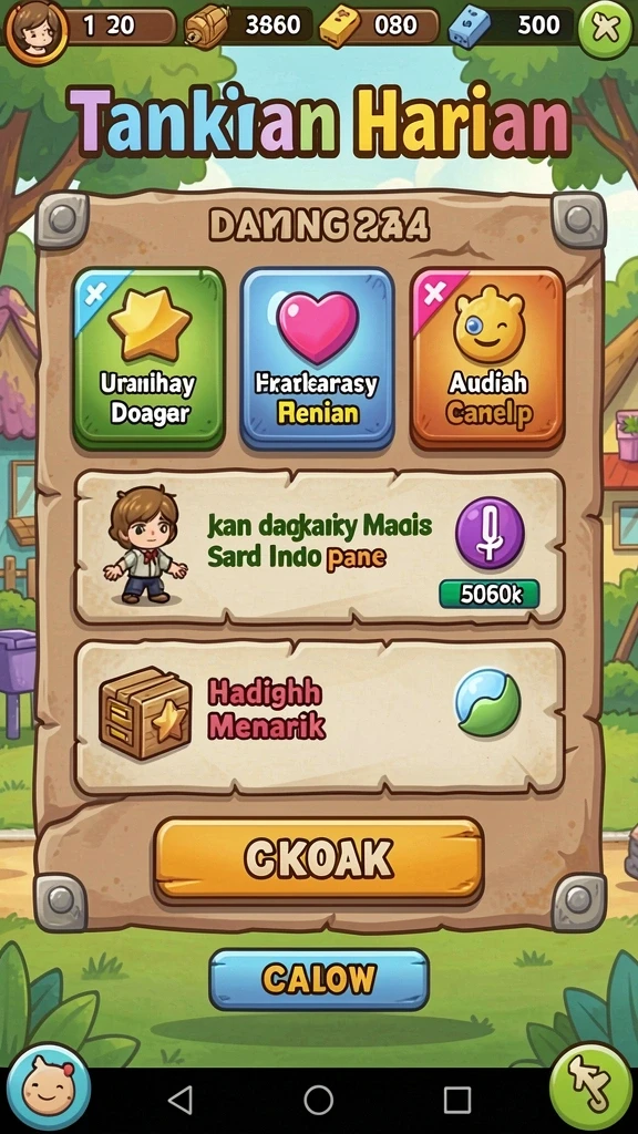 interwin - Level menantang penuh warna dan efek suara.
