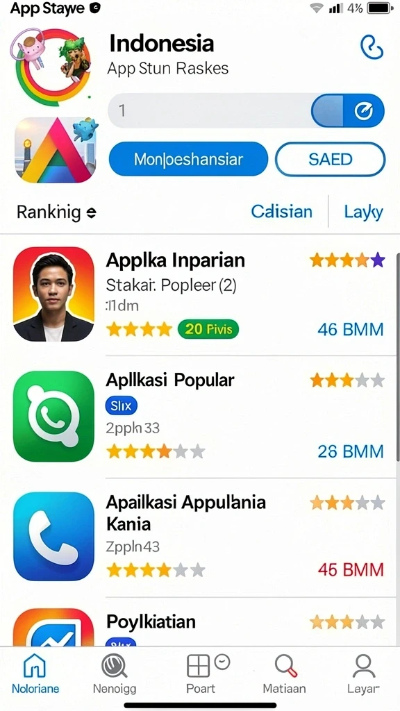 newidn - Tampilan awal aplikasi NEWIDN yang menarik dan user-friendly.