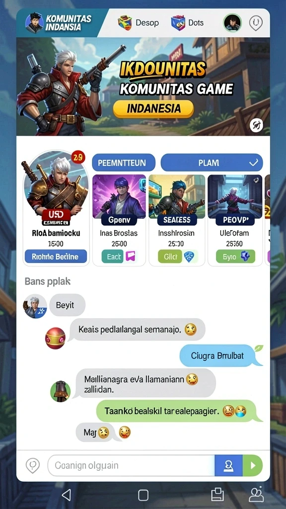 rpvip8 - Tampilan menu utama yang menarik dan user-friendly.
